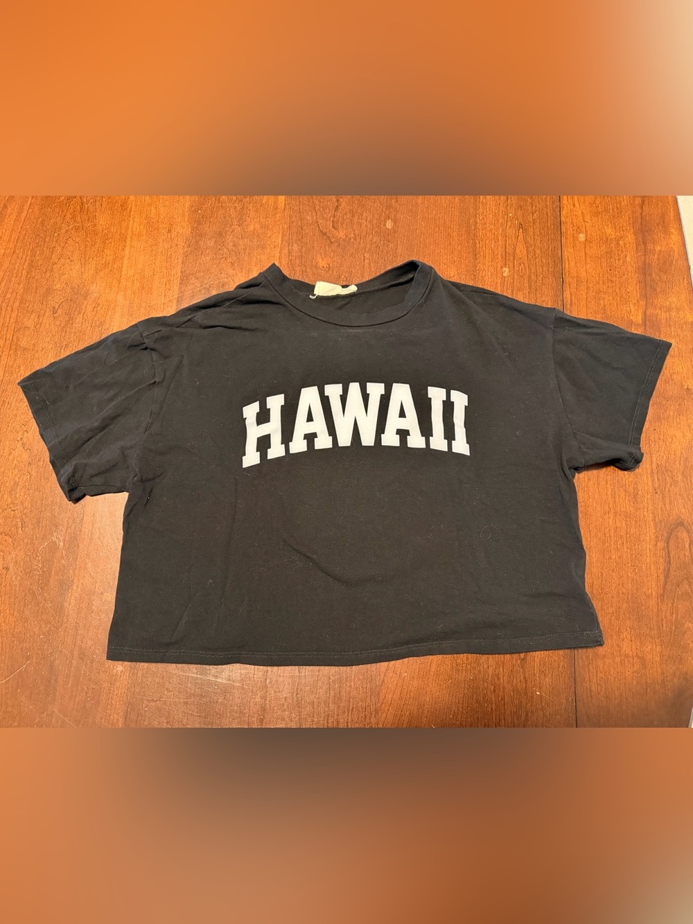Hawaii Crop Tee Black Cookies Clothing Company Size Medium